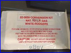 White-Rodgers 92-0659 Conversion Kit Natural Gas to L. P. Liquid Propane